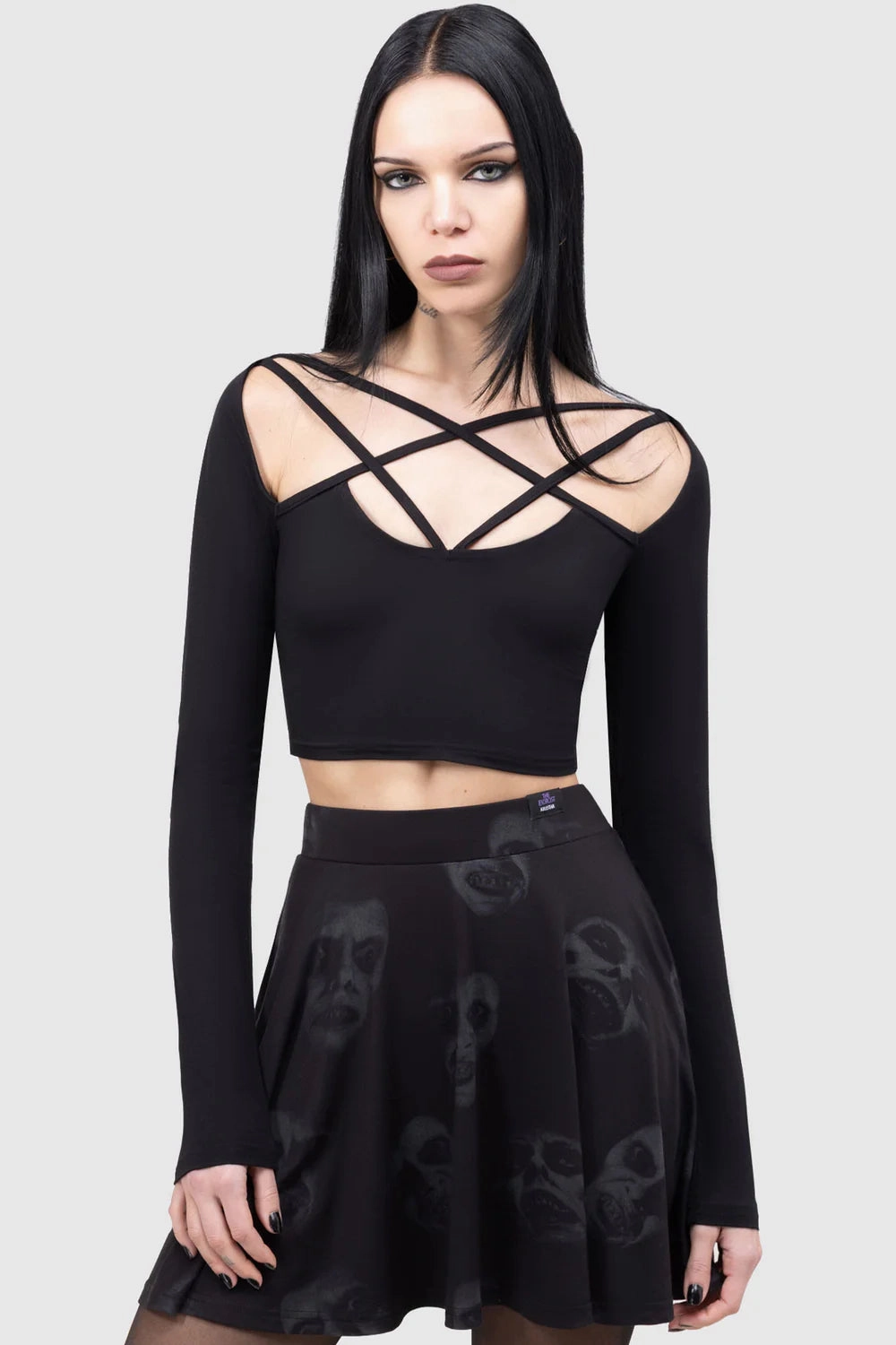 EXCELLENT DAY FOR AN EXORCISM SKATER SKIRT Beach Vibe