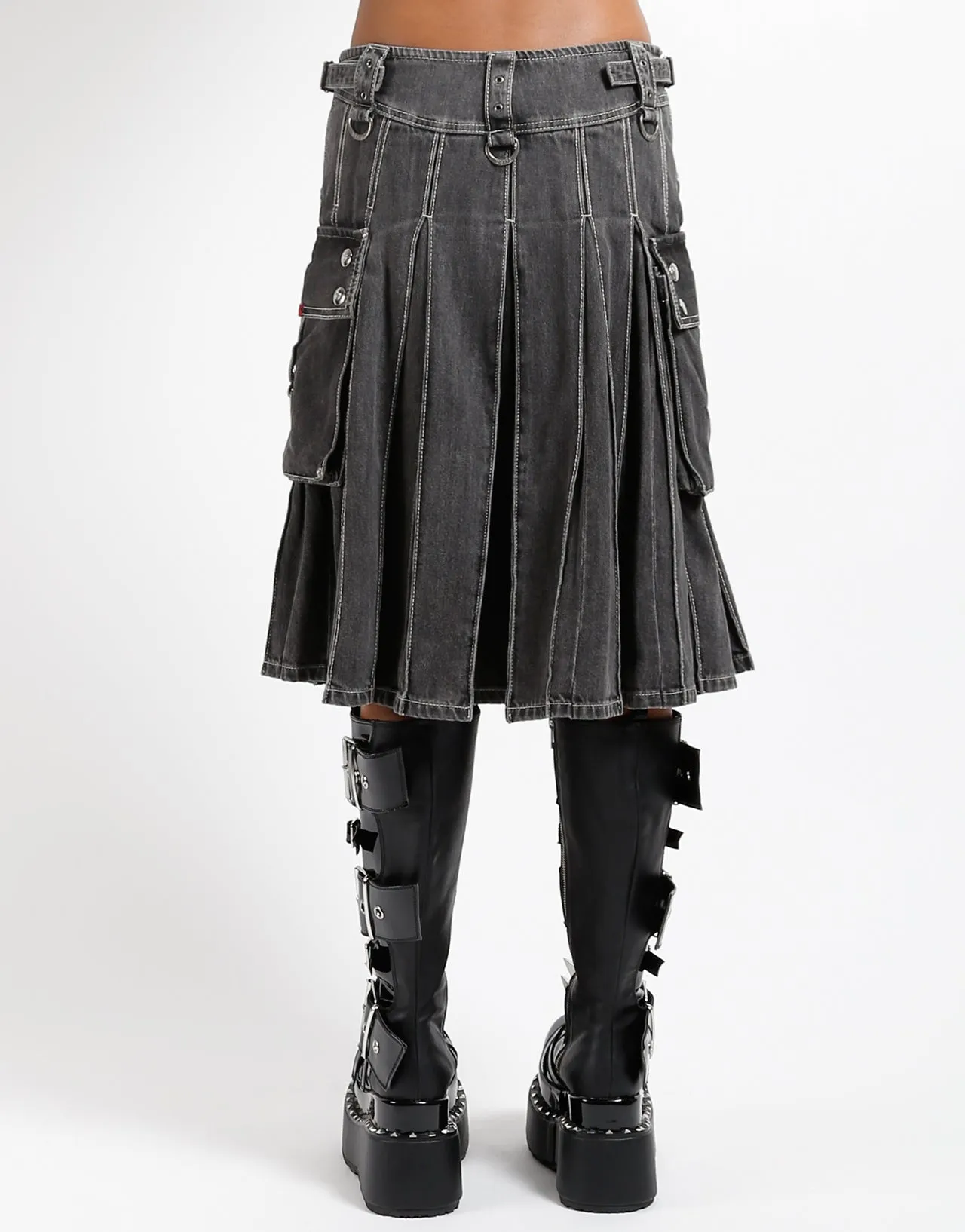 Layer-Friendly SUPER KILT BLACK DENIM