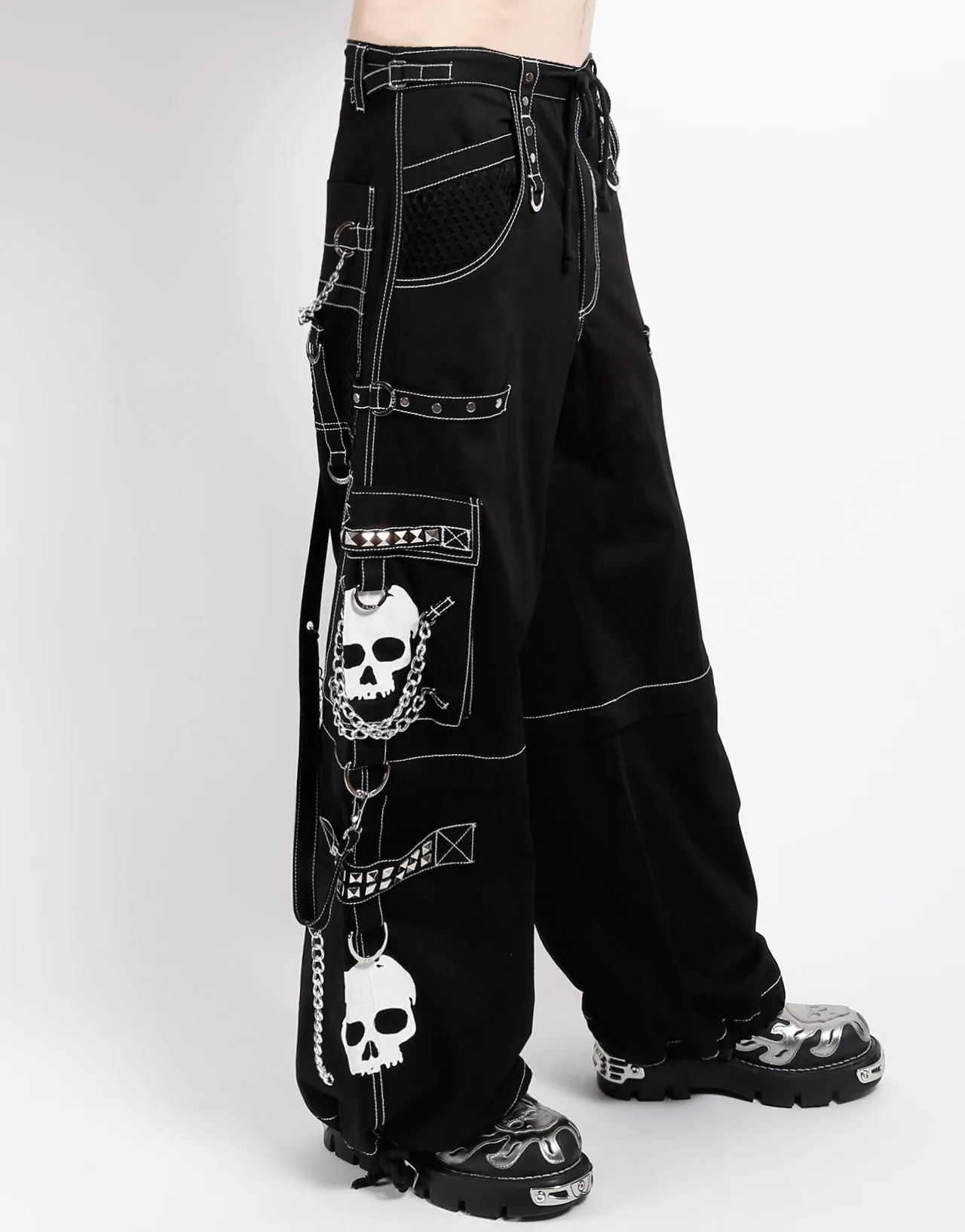 SUPER SKULL PANT WHITE SKULL All Purpose