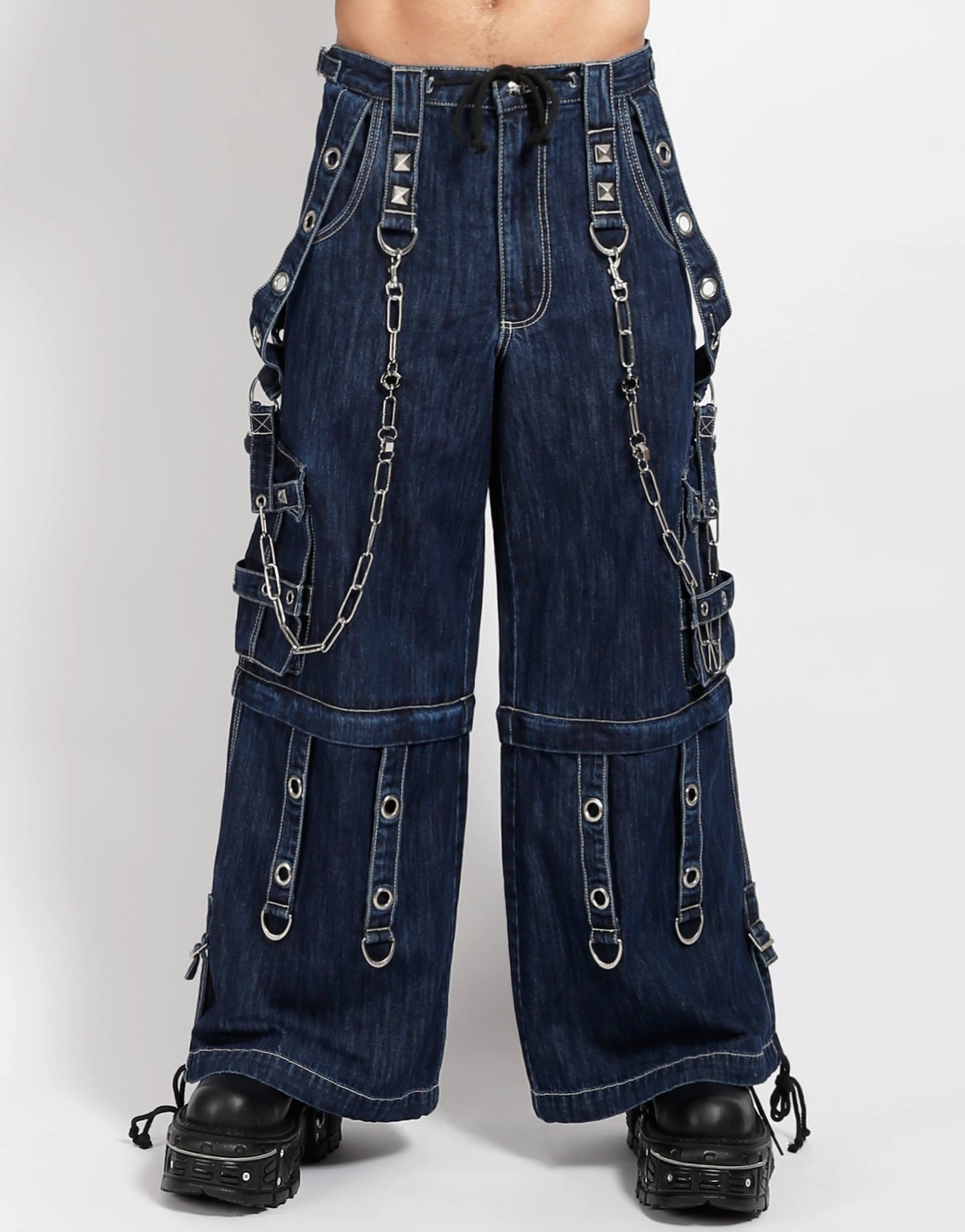 SUPER O-RING PANT BLUE DENIM Flexible shape
