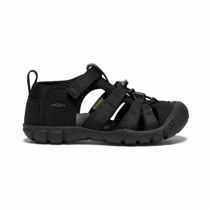 Slide On Blown Rubber Little Kids' Seacamp II CNX  |  Black/Grey
