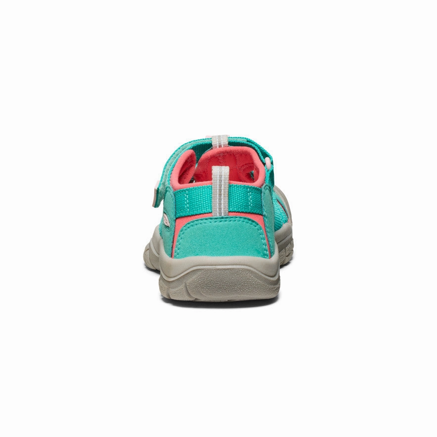 Sandal Buckles Big Kids' Newport H2  |  Bright Aqua/Giggle Pink