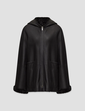 Cosser Reversible Shearling Coat Warmth Retention Technology