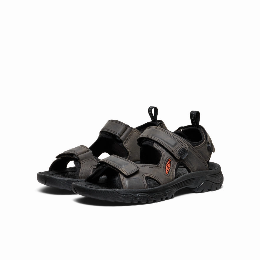 Sandal Inserts Simple Feel Men's Targhee III Open Toe Sandal  |  Grey/Black