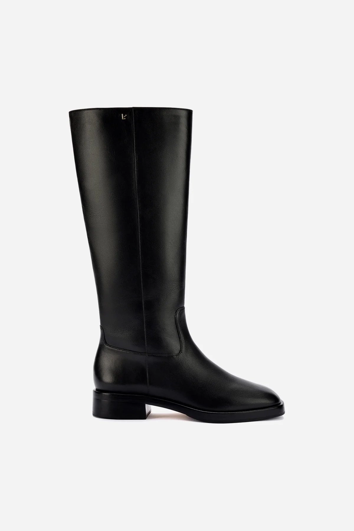 High Traction Freelancer Anne Boot In Black Leather