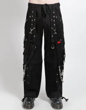 SYMBOL PANT BLACK Sporty Look Stretchable Waist
