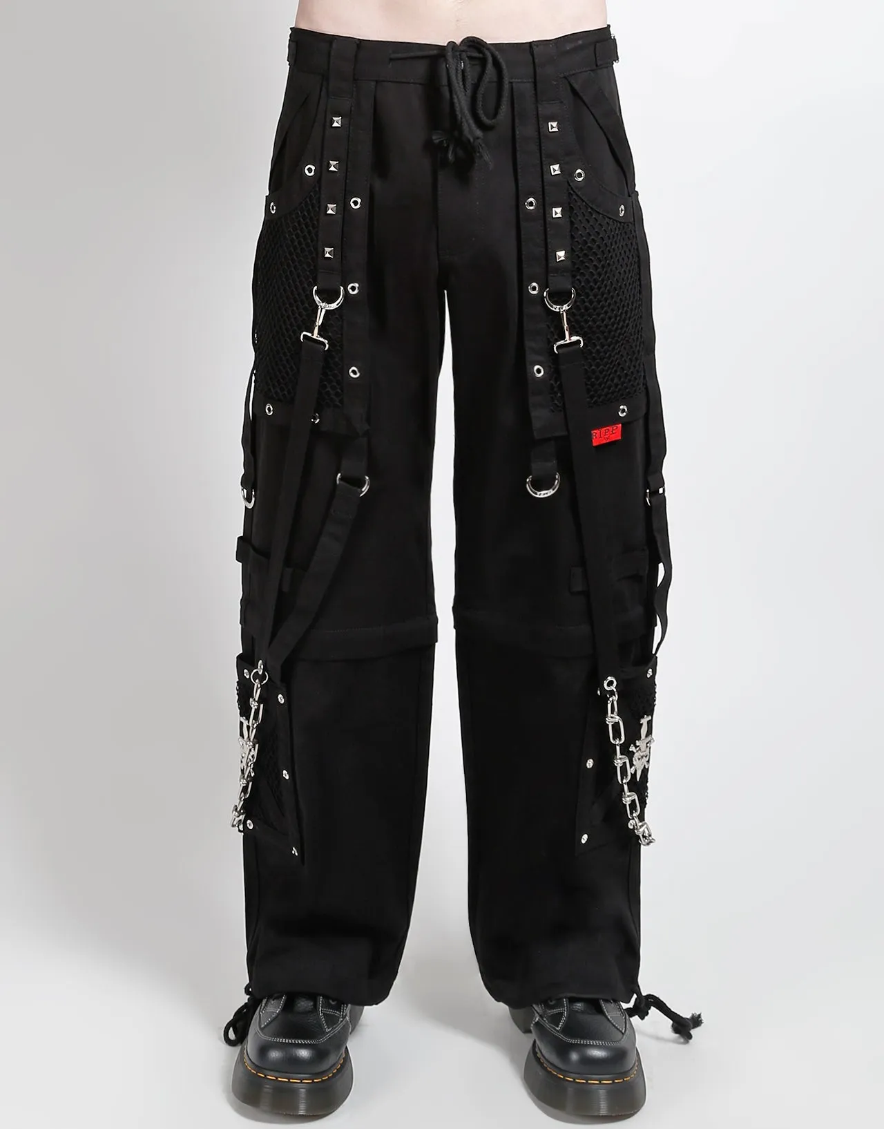 SYMBOL PANT BLACK Sporty Look Stretchable Waist