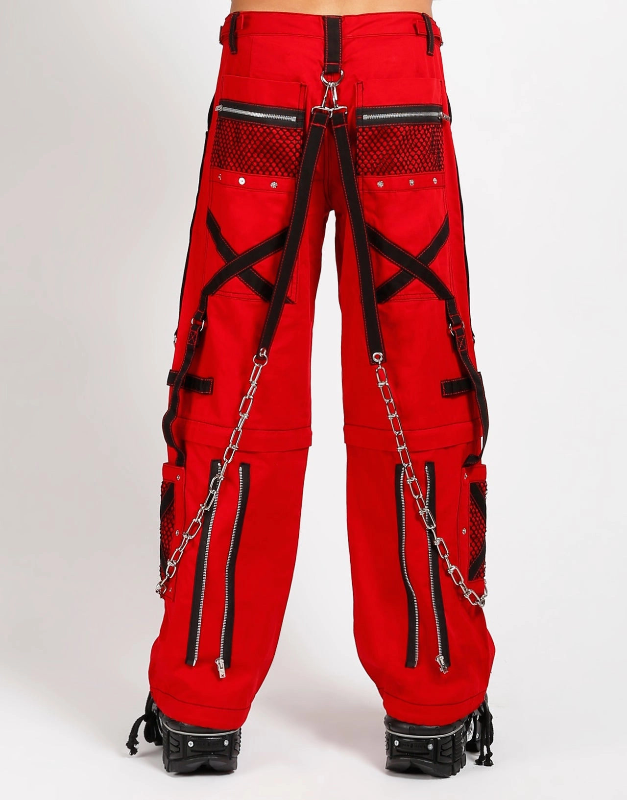 SYMBOL PANT RED High Durability Stitching ElasticWaist