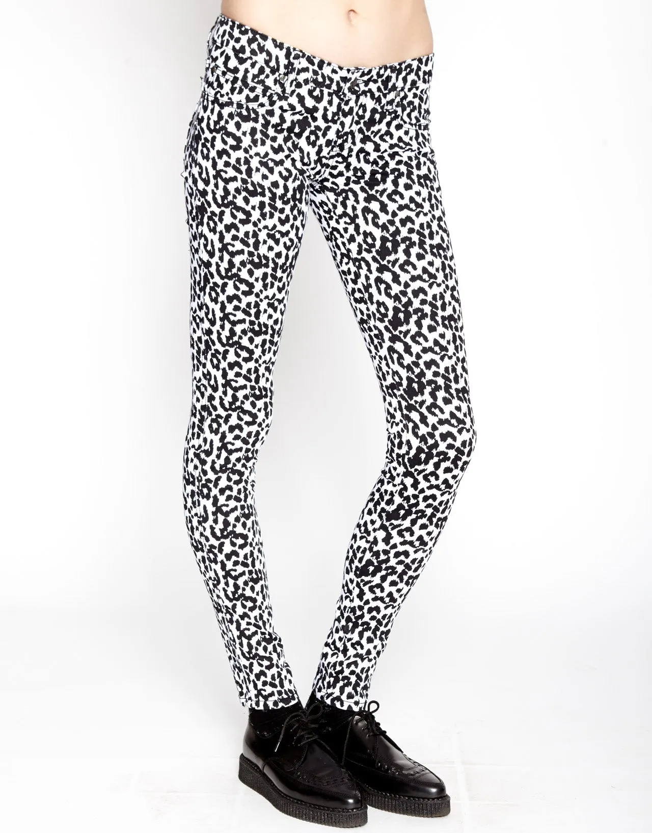 Everyday Comfort Wear Organic Cotton T-BACK JEAN LEOPARD