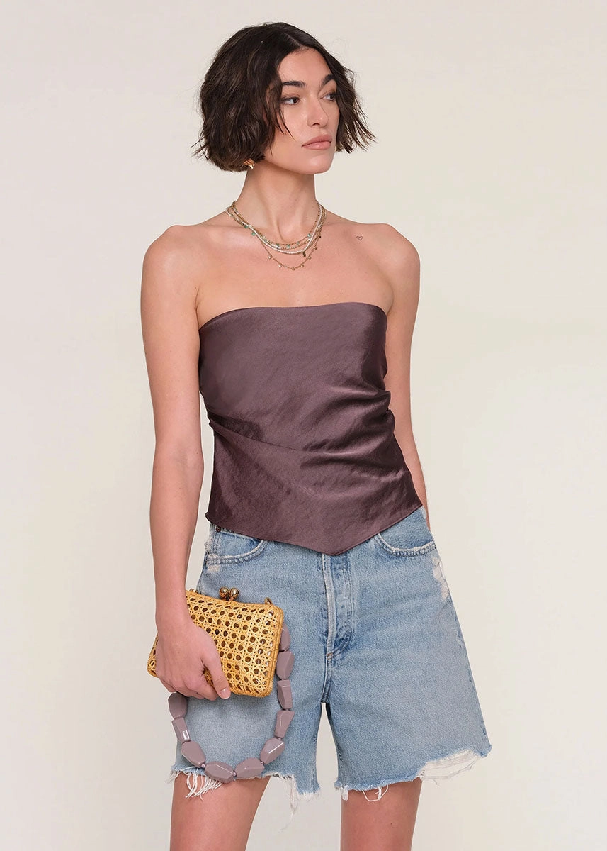 Interlock Stitching Anti Pill Finish Adrian Top - Mocha