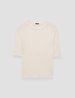 Crisp Rayon Knitted T-Shirt All Day Wear Minimal Warmth
