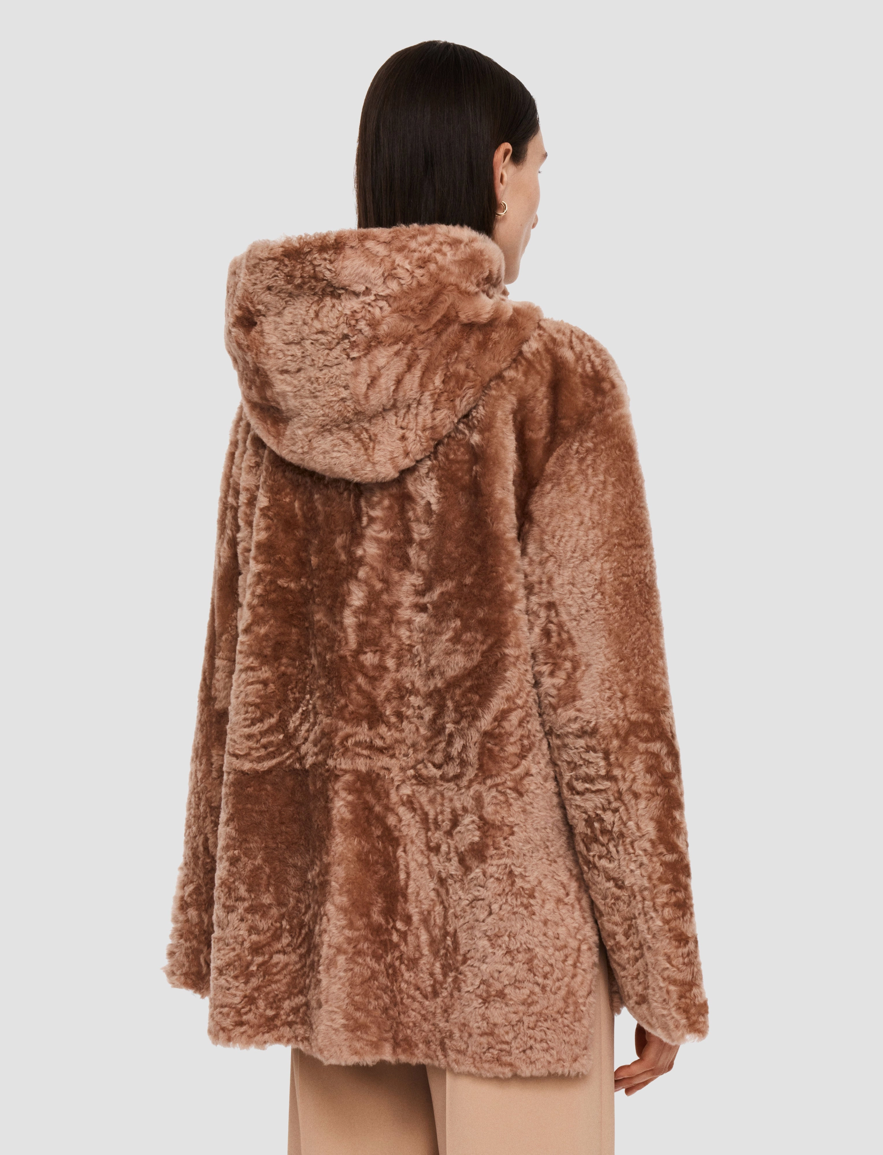 Cosser Reversible Shearling Coat Fire Retardant Treated Fabric