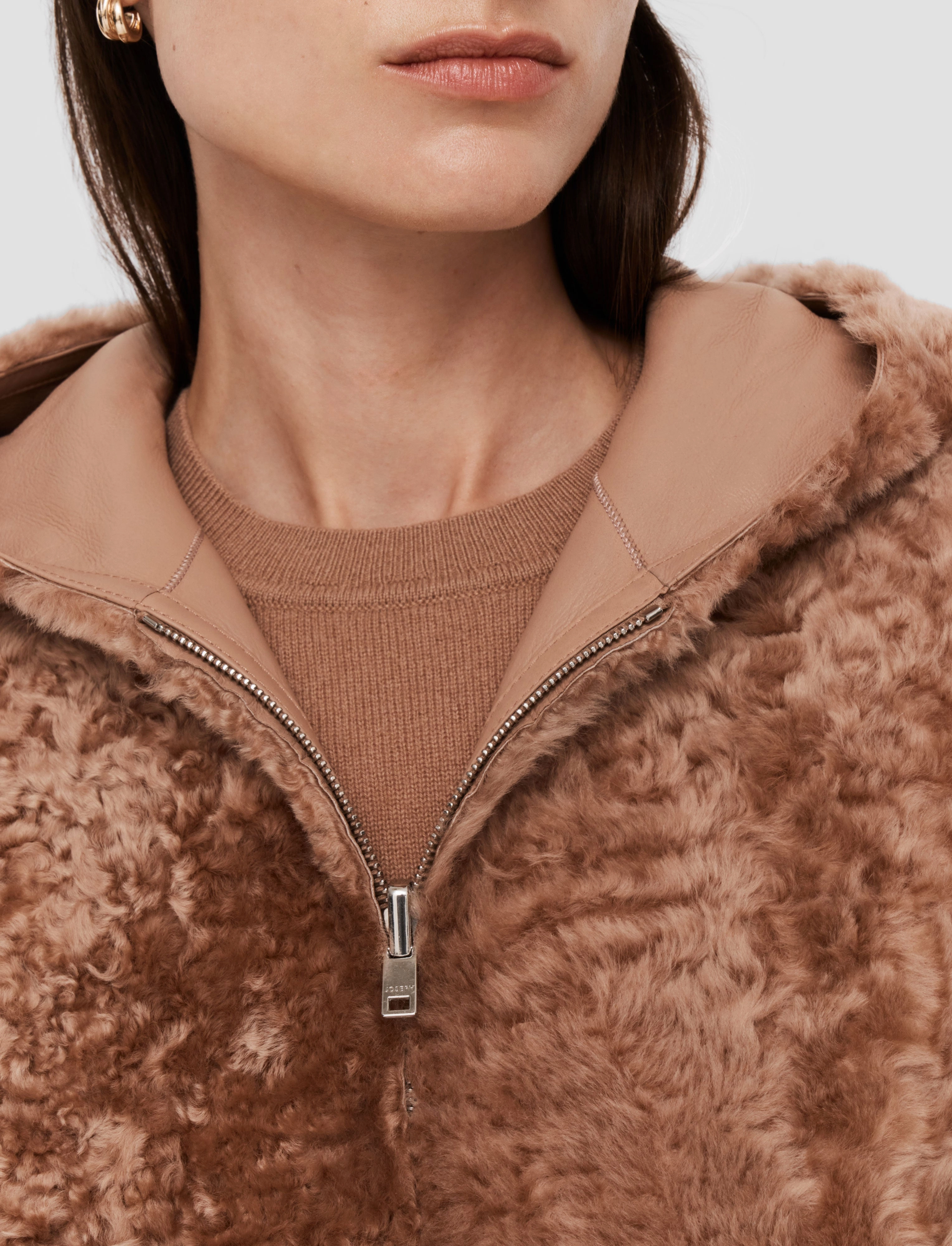 Modular Layering Compatibility Cosser Reversible Shearling Coat
