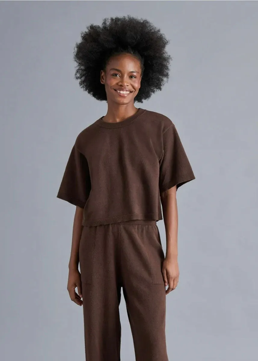 UV Protective Coating Chilly Chic Kori Sweater - Dark Espresso