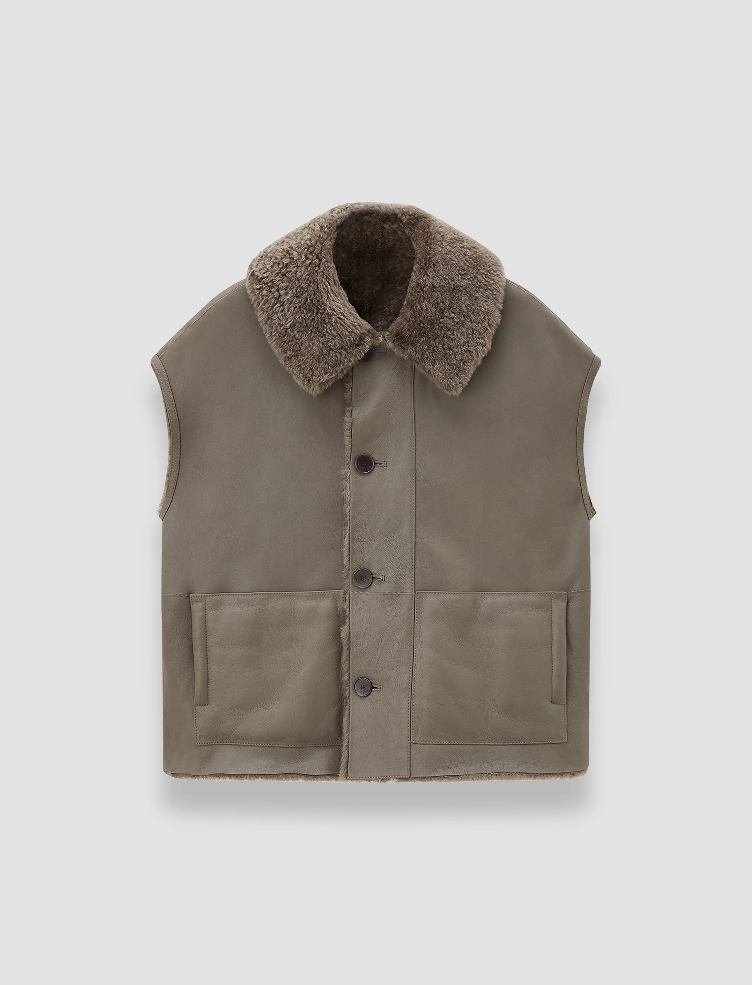 Molin Reversible Shearling Gilet All Weather Adaptability Timeless Piece