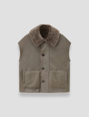 Molin Reversible Shearling Gilet All Weather Adaptability Timeless Piece