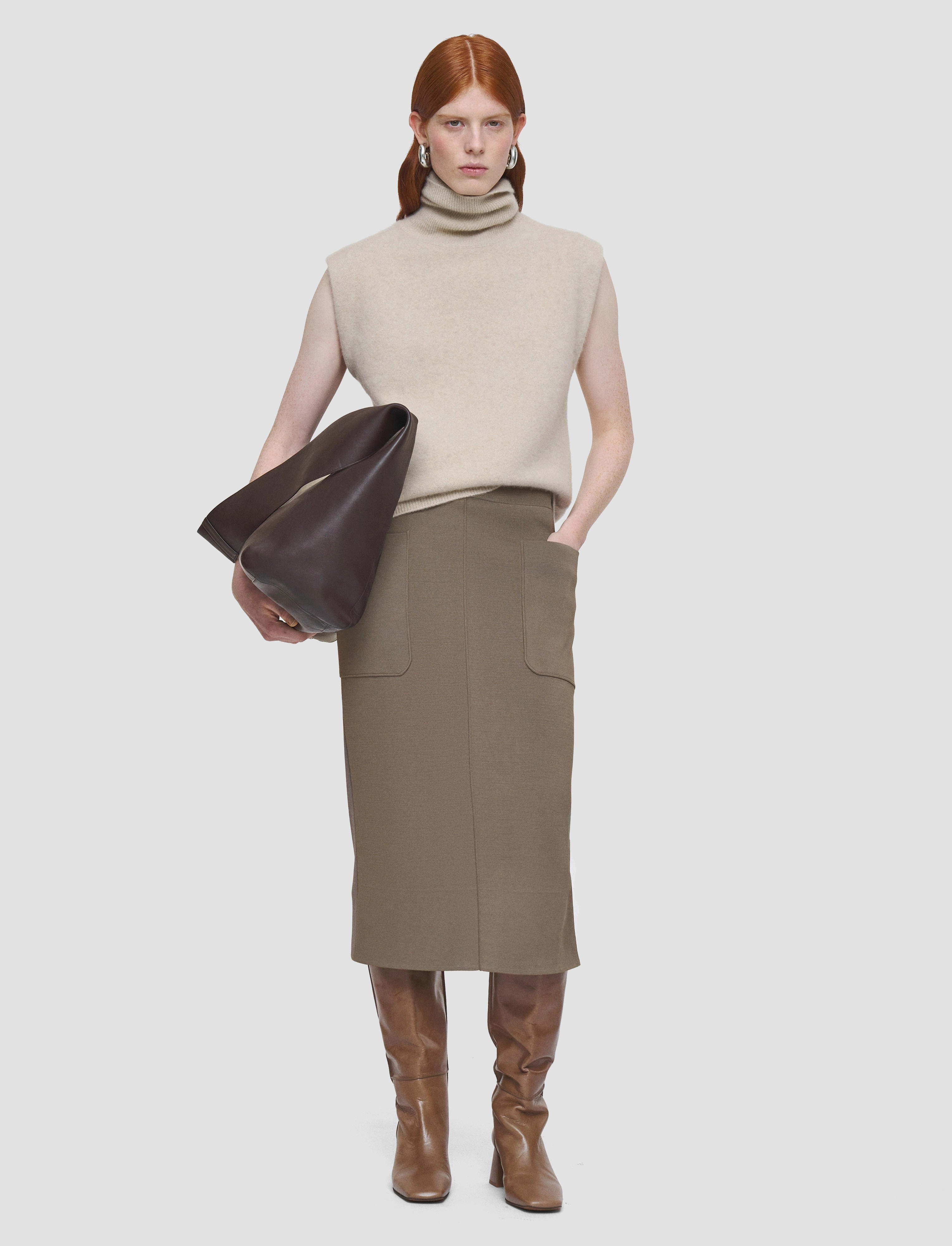 Milano Knit Stretch Skirt Wardrobe Must