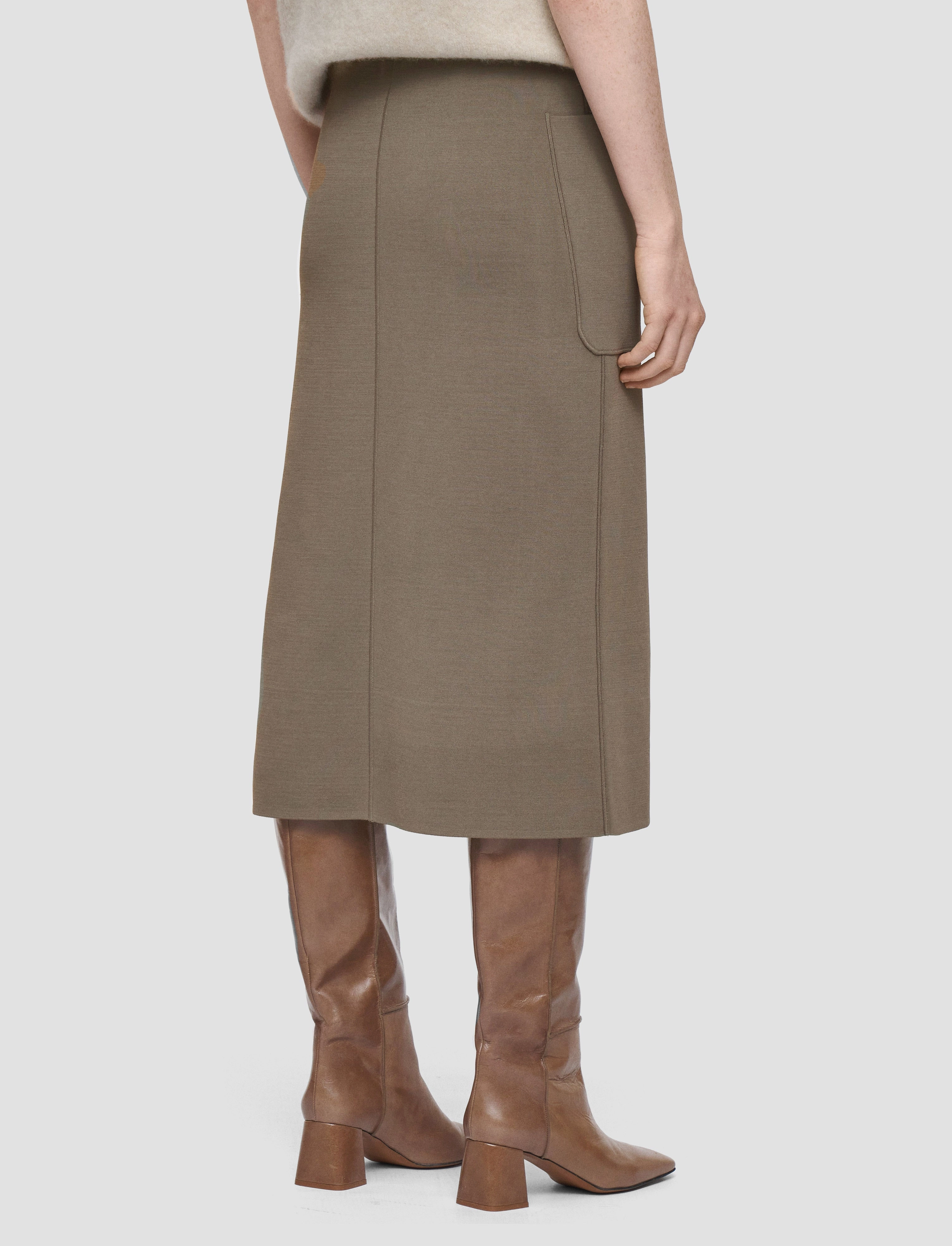 Polished Feel Milano Knit Stretch Skirt