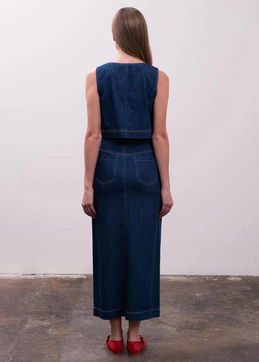 Tennessee Crop Top - Denim Basic Dress