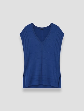 Viscose Grid Knit Top Modern Comforted ShrinkResistant Weave