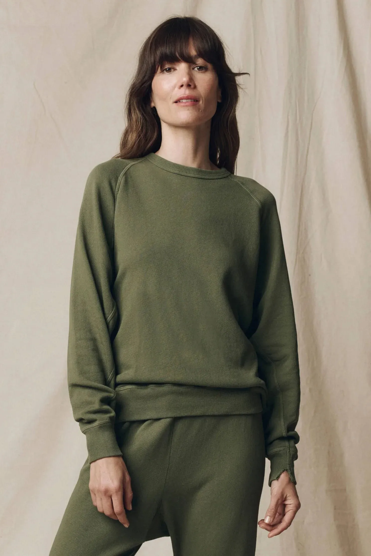 Soft and Stylish Cozy Knit Style The College Sweatshirt