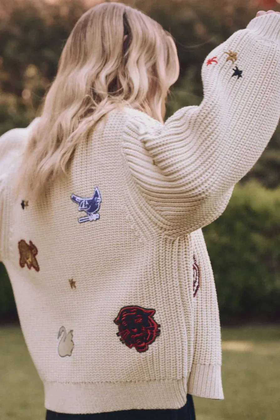 Fashion Knitwear The Collegiate Cardigan