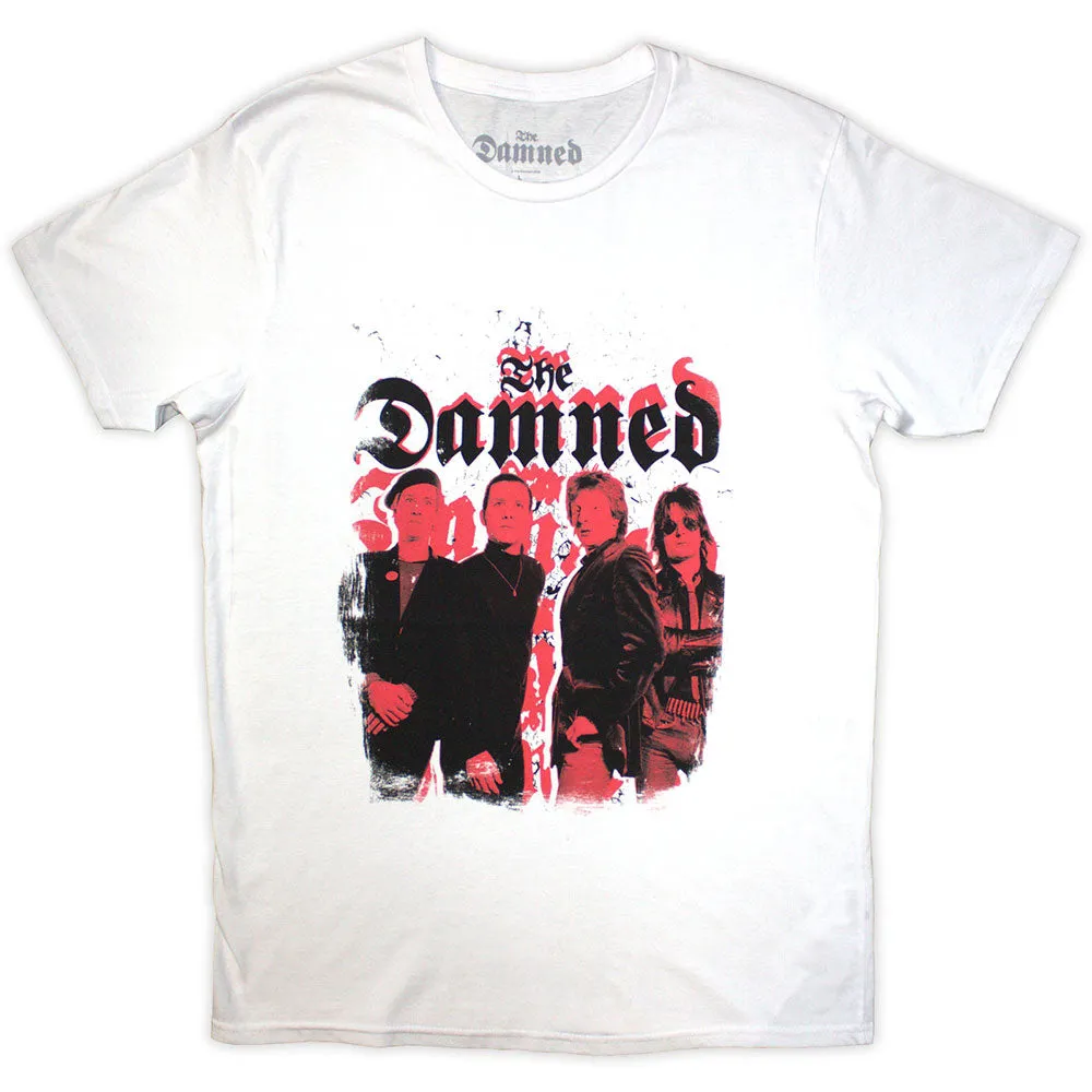 Versatile Top Fashionable Look THE DAMNED REPEAT LOGO TEE