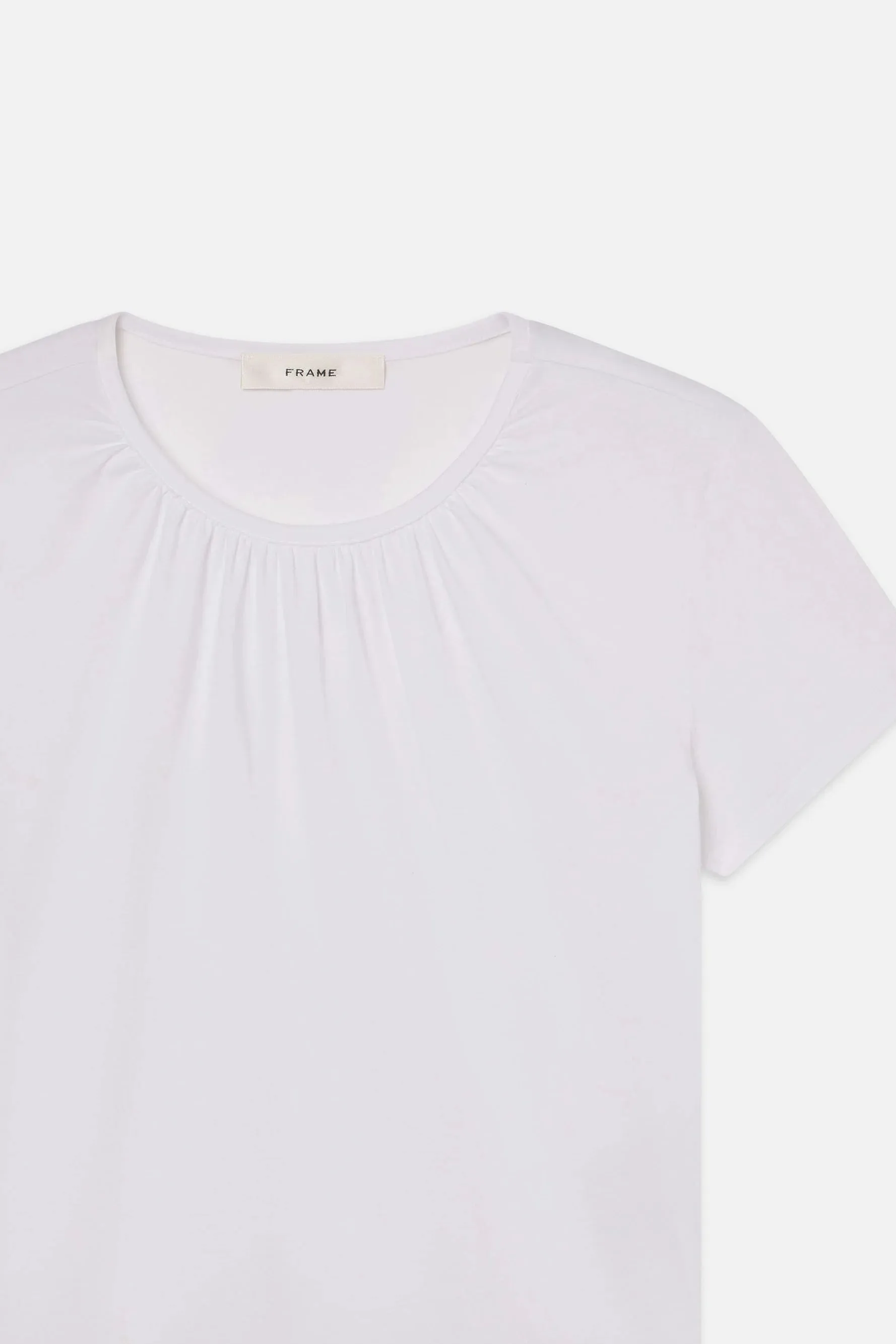 Non Shrink Material Temperature Regulating Fabric The Gathered Tee