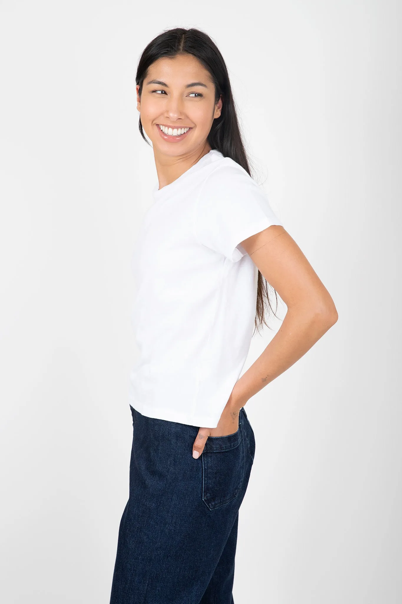 EnhancedDurabilityFinish Moisture Management Technology The Little Tee