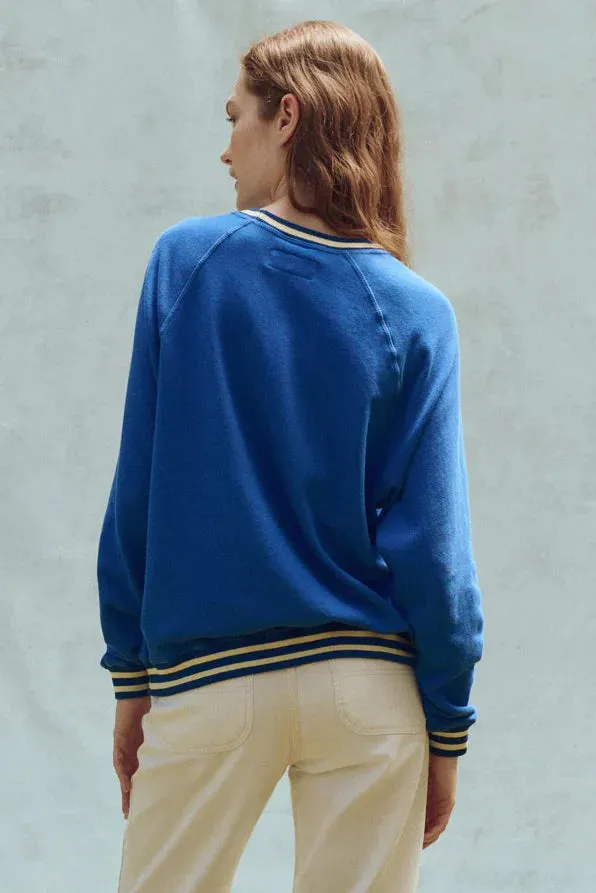 Luxury Knit Relaxed Fit The Varsity College Sweatshirt