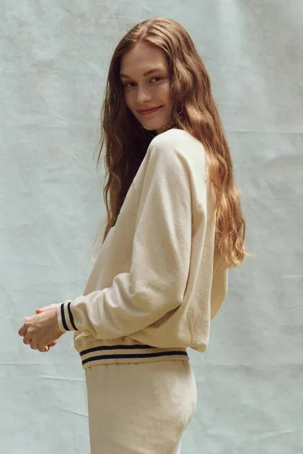 Machine washable Merino Wool The Varsity College Sweatshirt