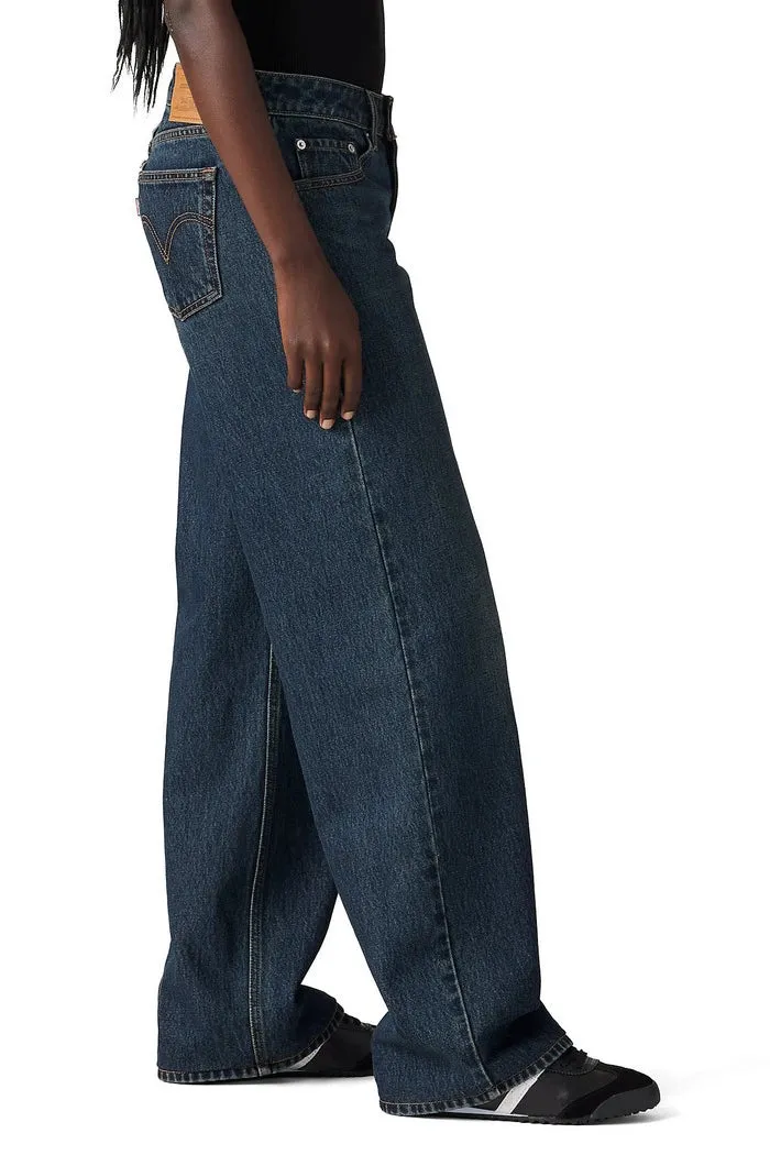 Low Loose Jeans Adjustable drawstring