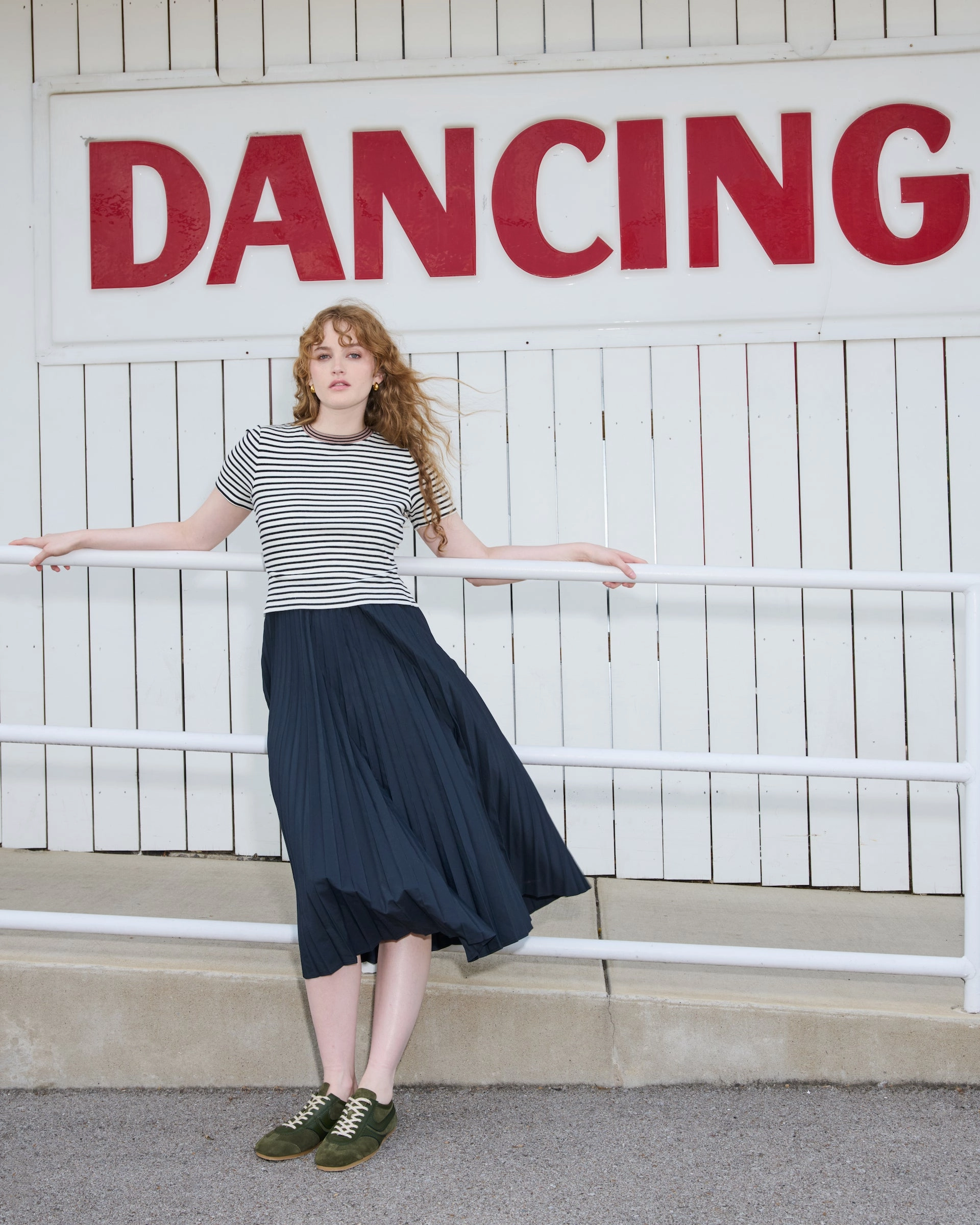 Logan Dress DoubleLayered Edging Clean Silhouette