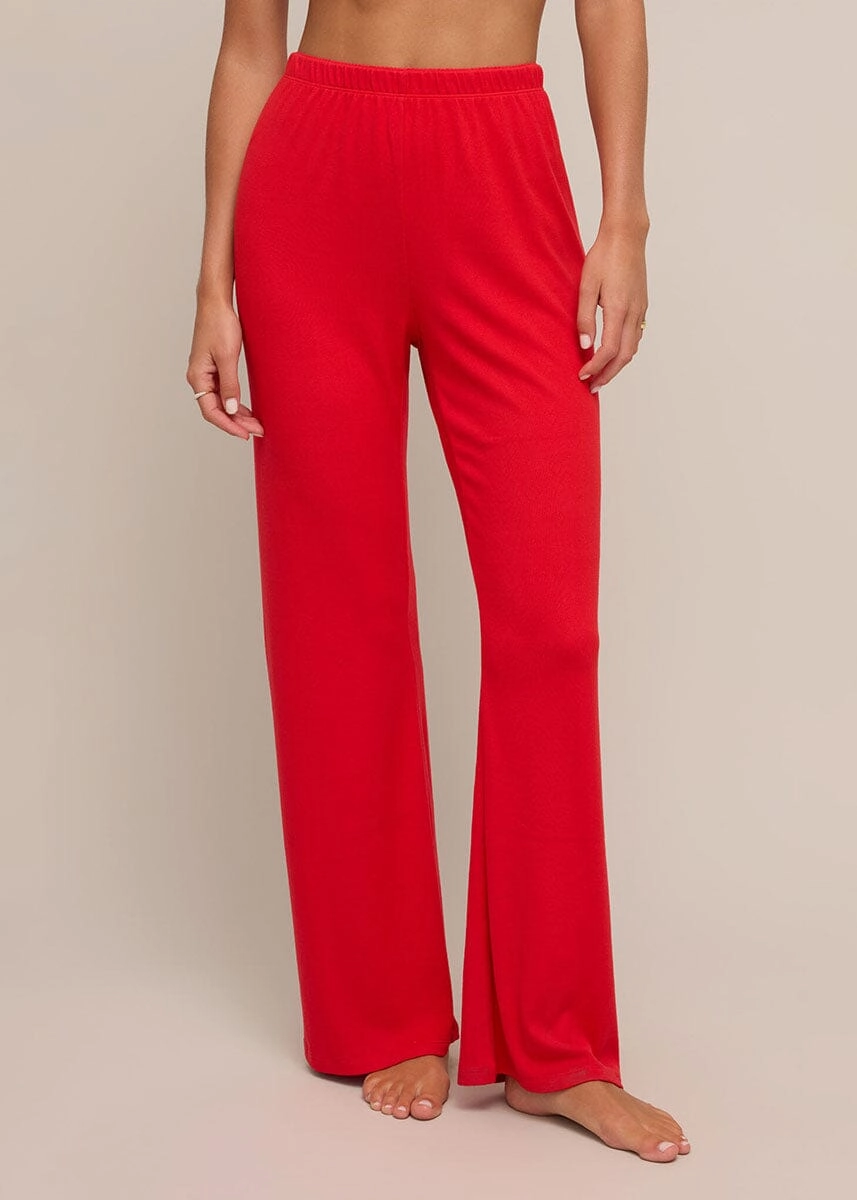 Sabrina Pointelle Pant - Rendezvous Sleek lines Casual Comfort Look