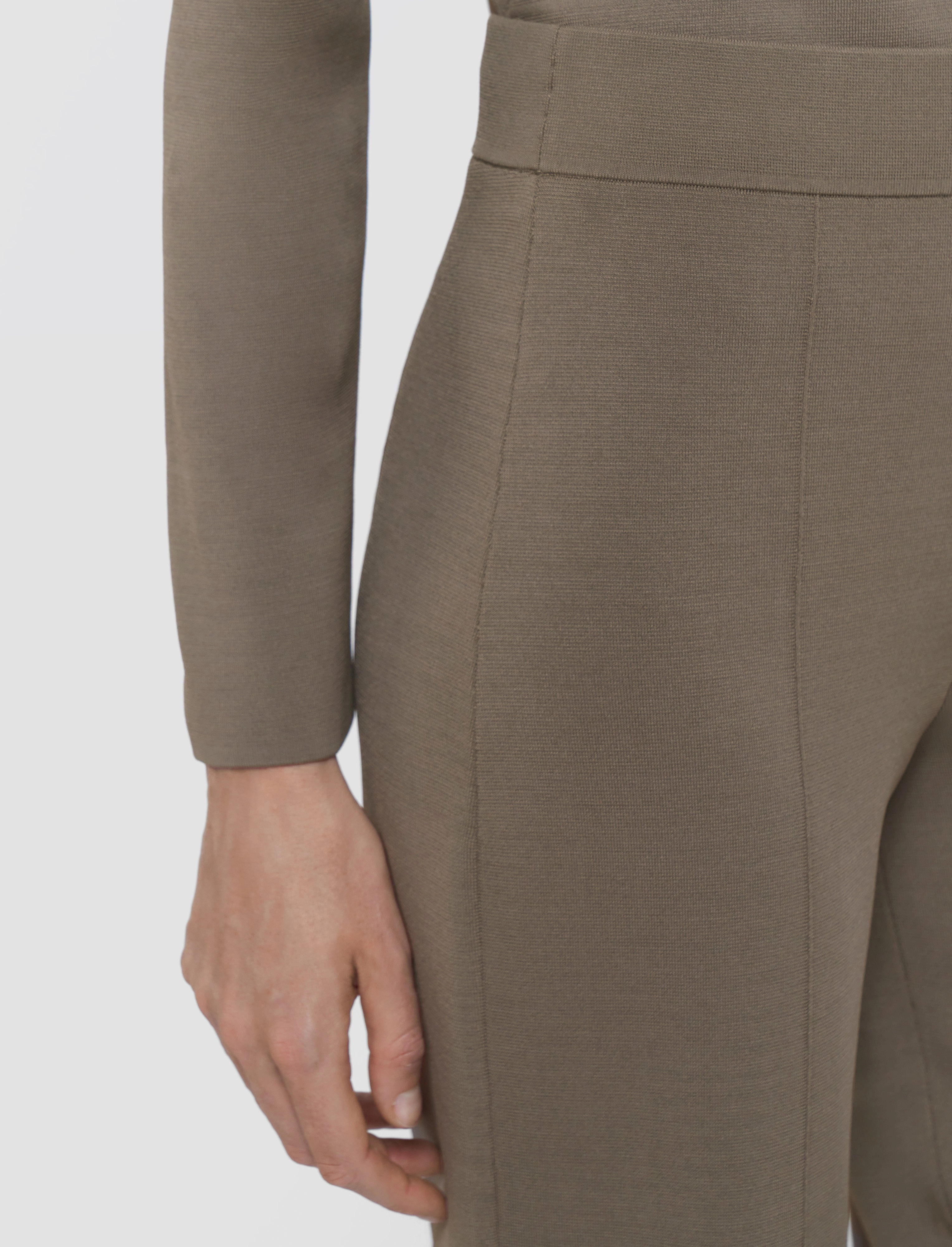 City Ready Reinforced Hemline Milano Knit Stretch Trousers