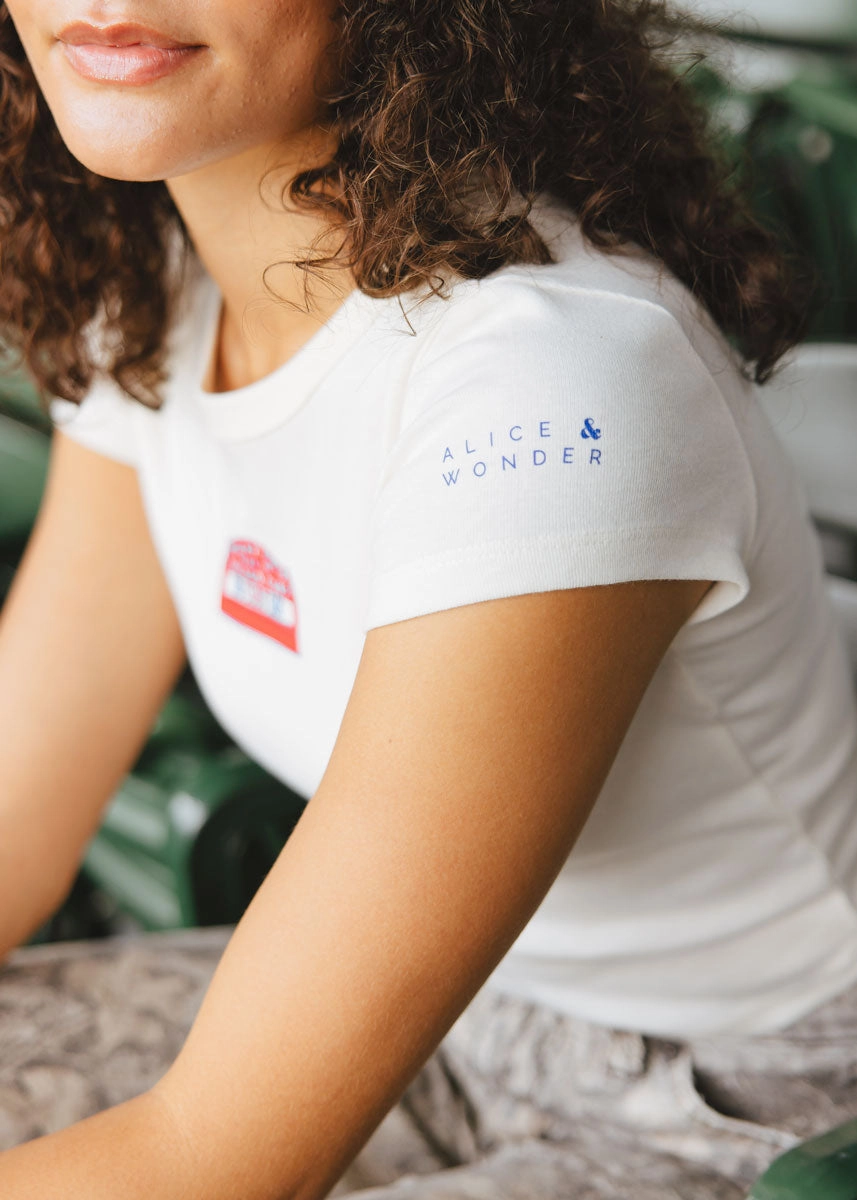 Wrigley Field Marquee Baby Tee Everyday Comfort Fit SweatGuard Lining