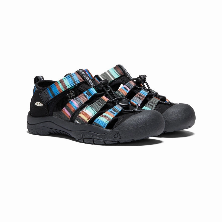 Reinforced Heel Support Universal Strap Lock Mechanism Big Kids' Newport H2  |  Raya Black