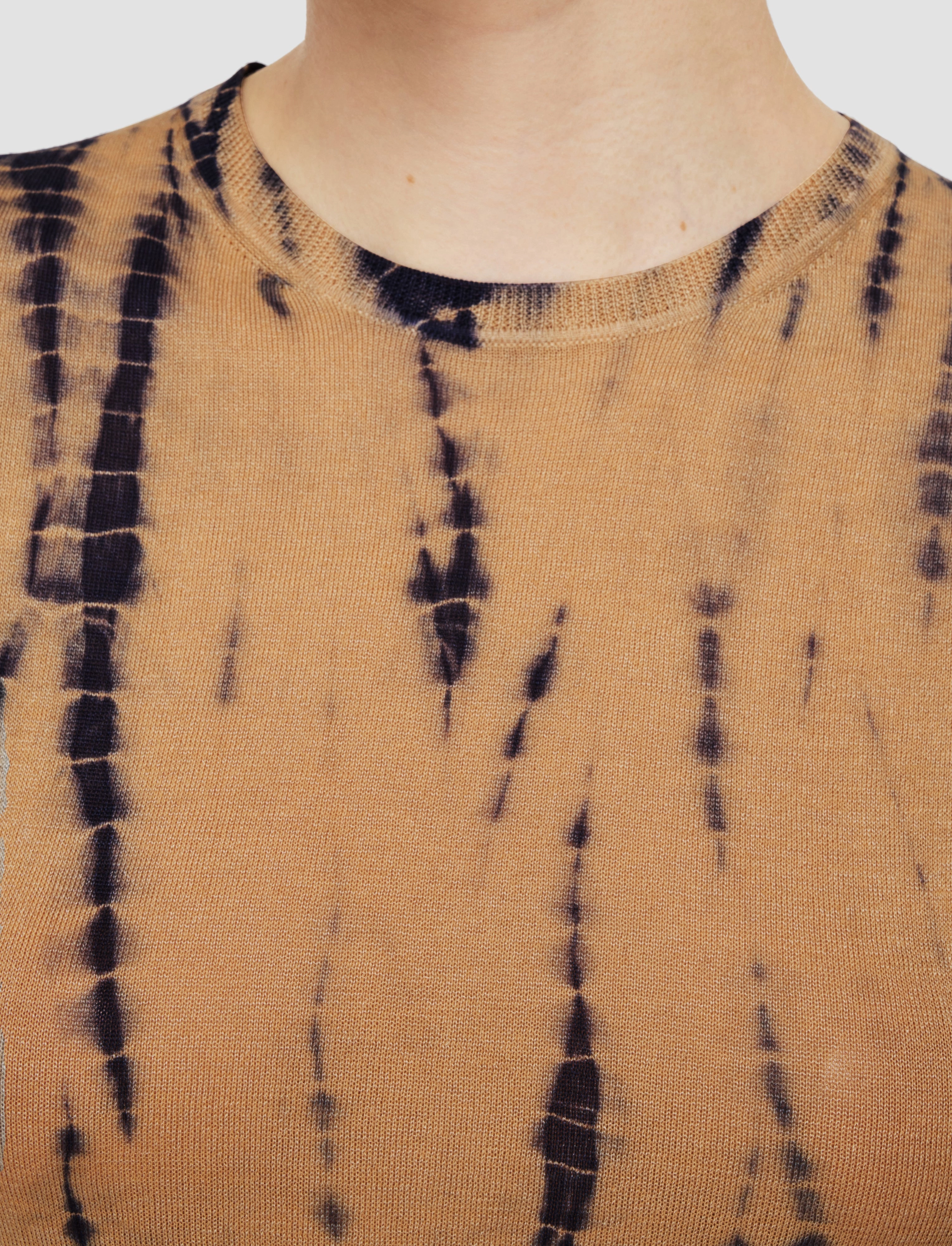 Tie Dye Knitted Top Pure Shape