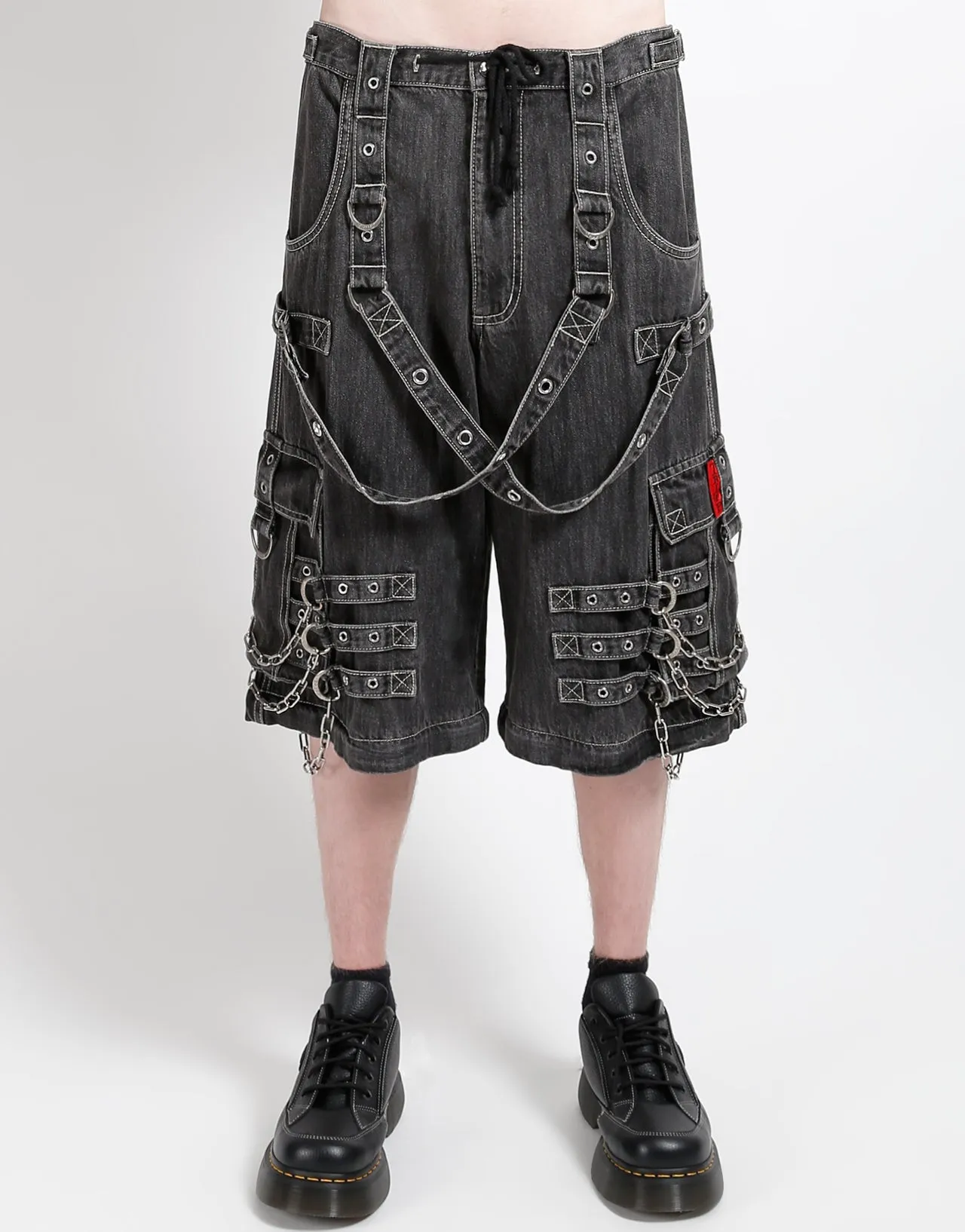 Sporty Vibe SustainableManufacturing DEVIL SKULL BLACK DENIM