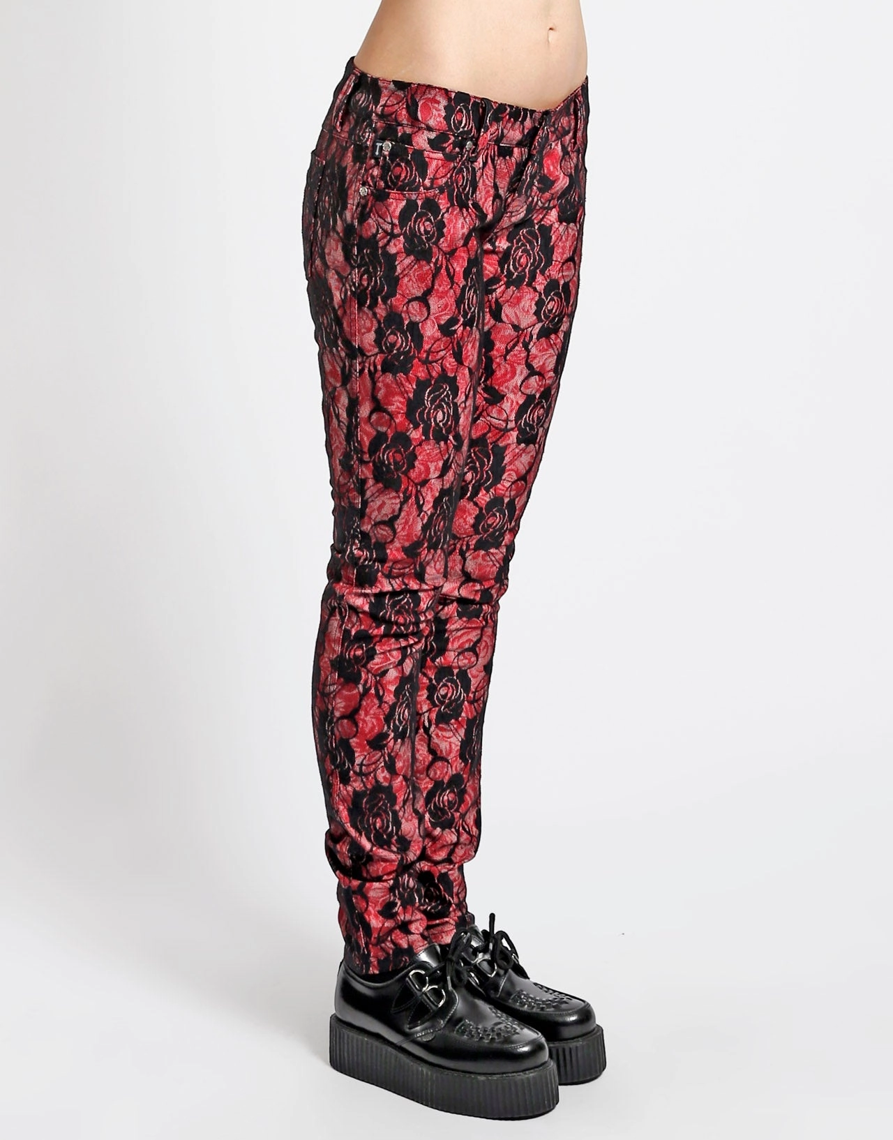 Rose Lace Pants Artist Vibe Durable
