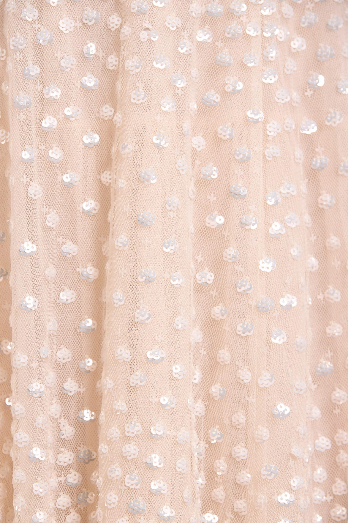 Scatter Dot One-Shoulder Ankle Gown Modern Aesthetic