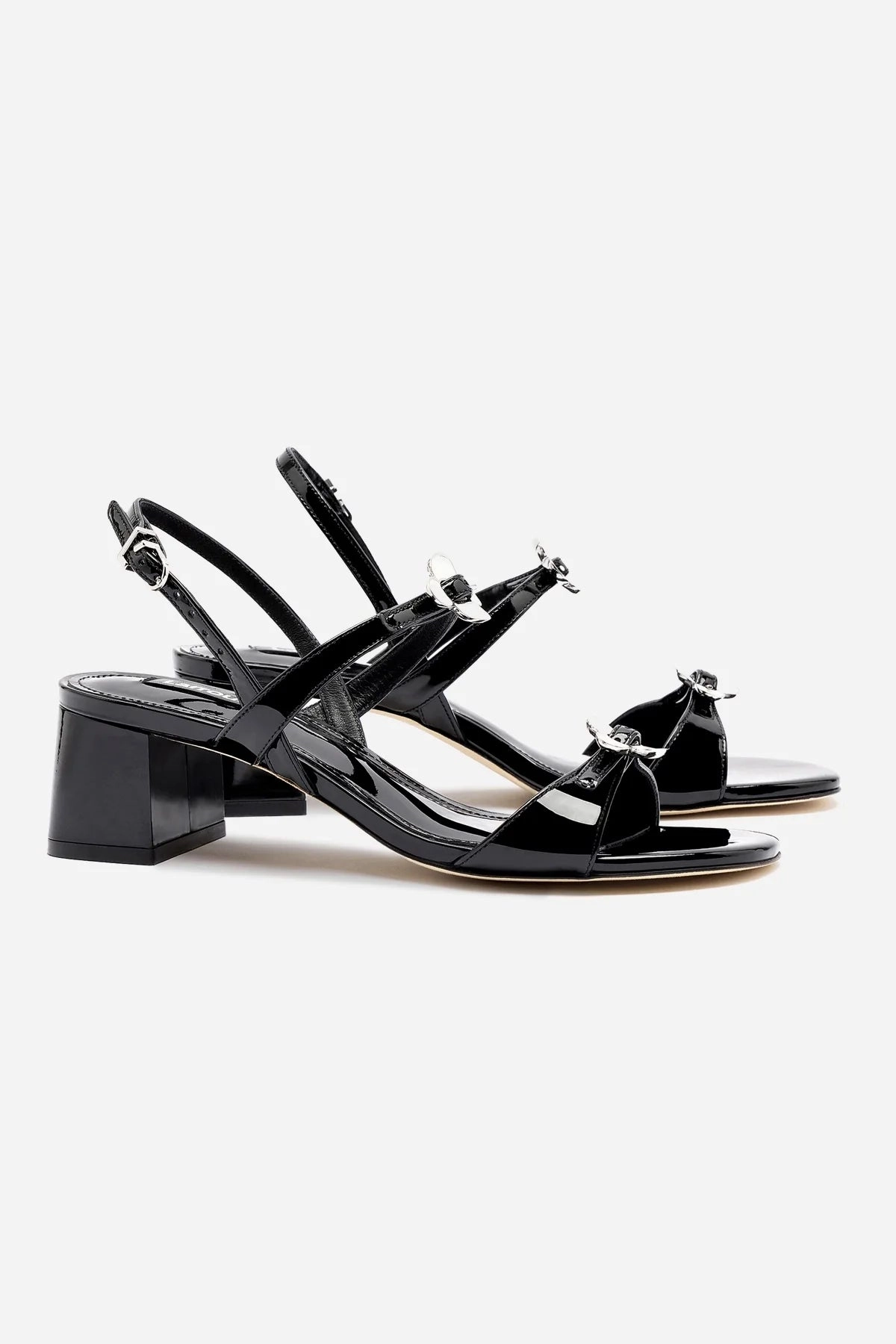 Tinx Block In Black Patent Leather Anti Slip Traction