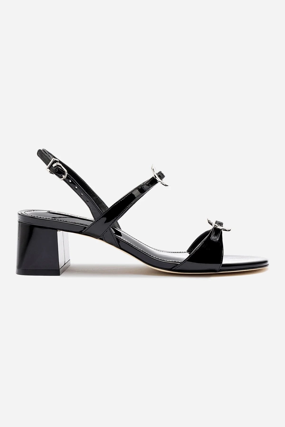 Gel Insert Tinx Block In Black Patent Leather
