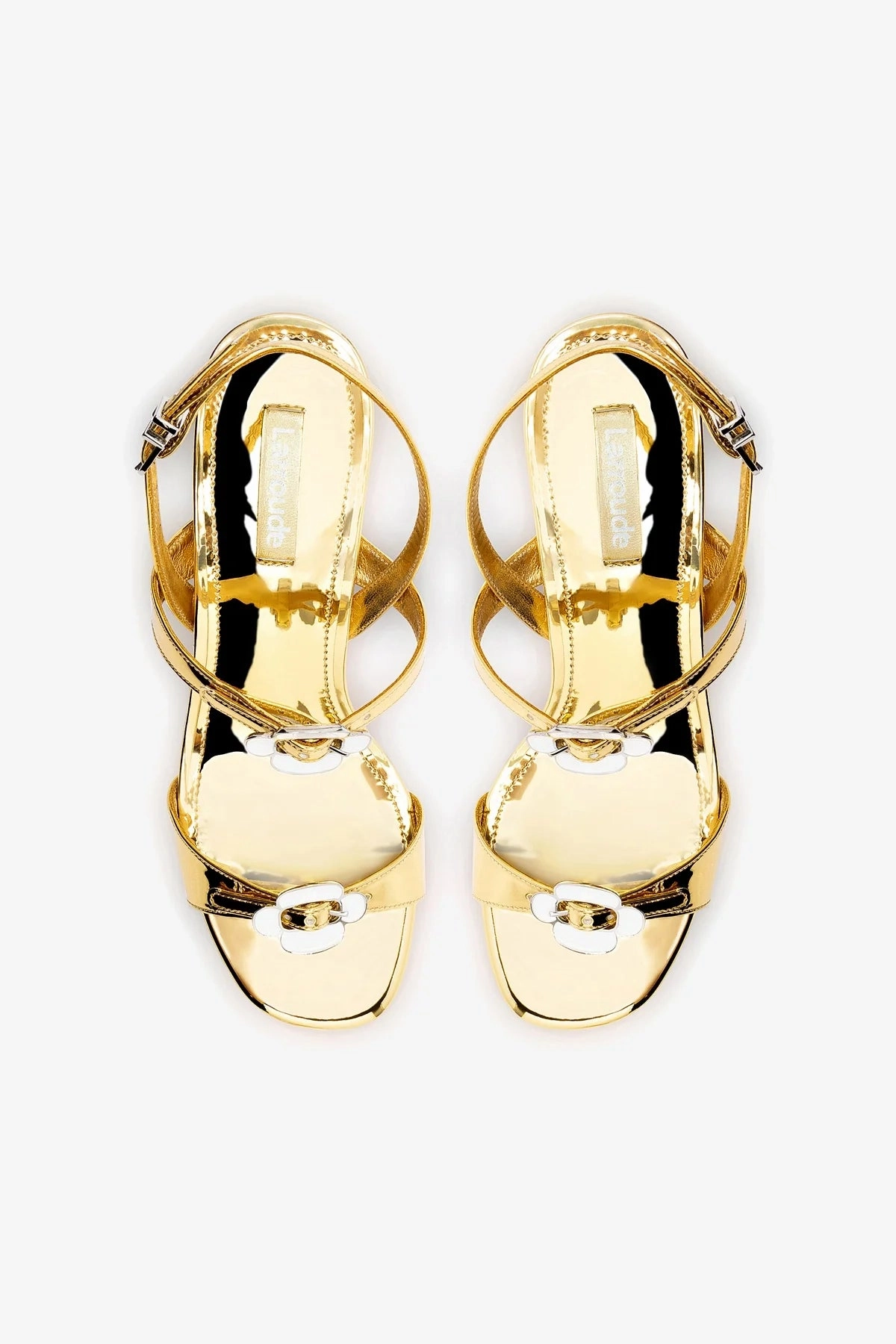 High-Quality Material Woven Tinx Block In Gold Specchio