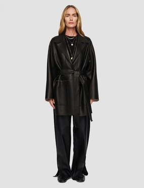 suitable for work commutes Tison Bonded Leather Jacket