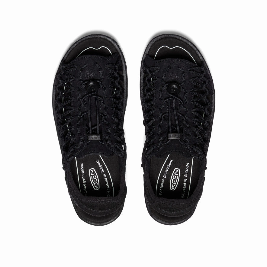 Ventilation System City Chill Women's UNEEK II Open-Toe Sneaker  |  Black/Black