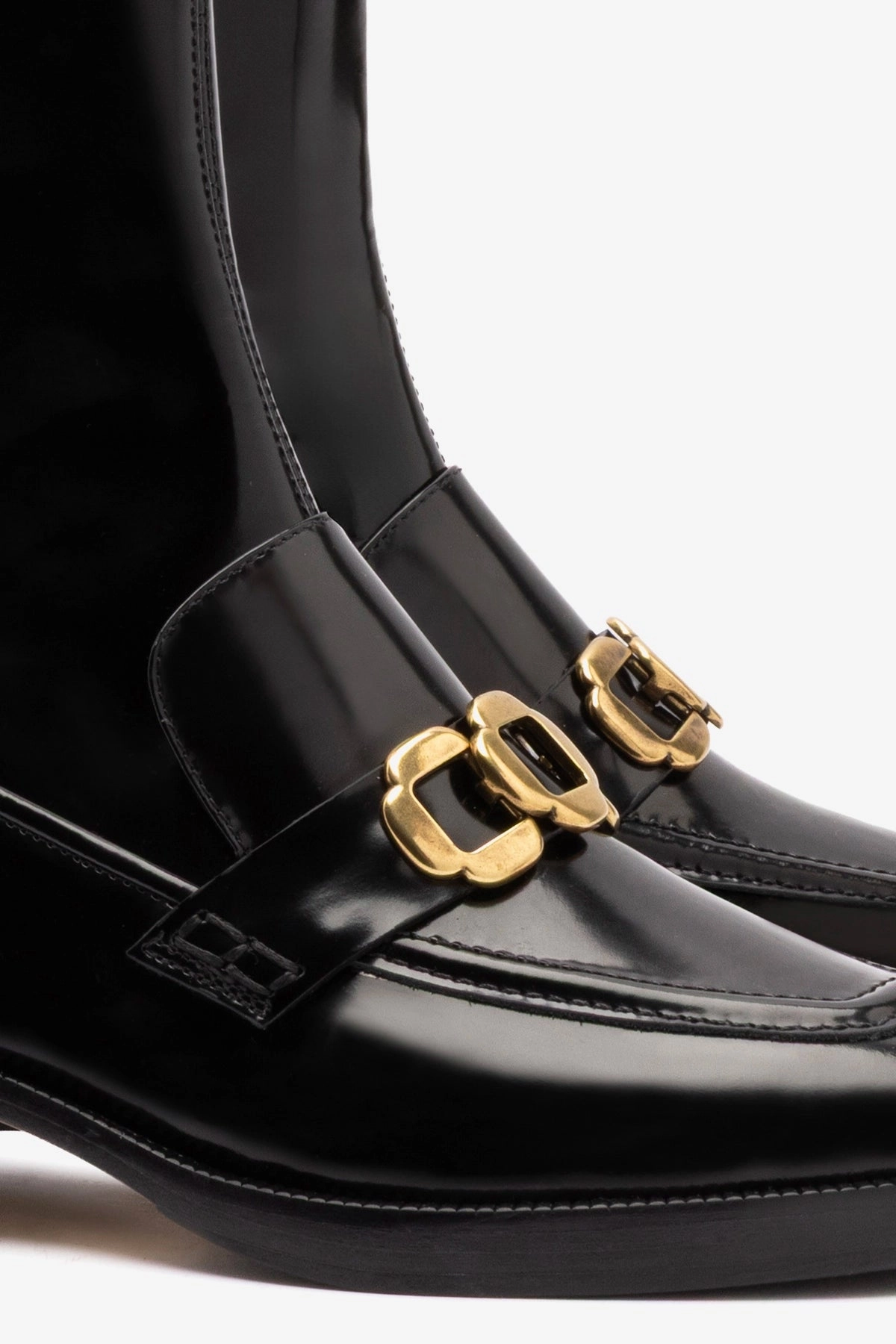 Protective Finish Windy Weather High Quality Leather Harrington Boot In Black Box Leather