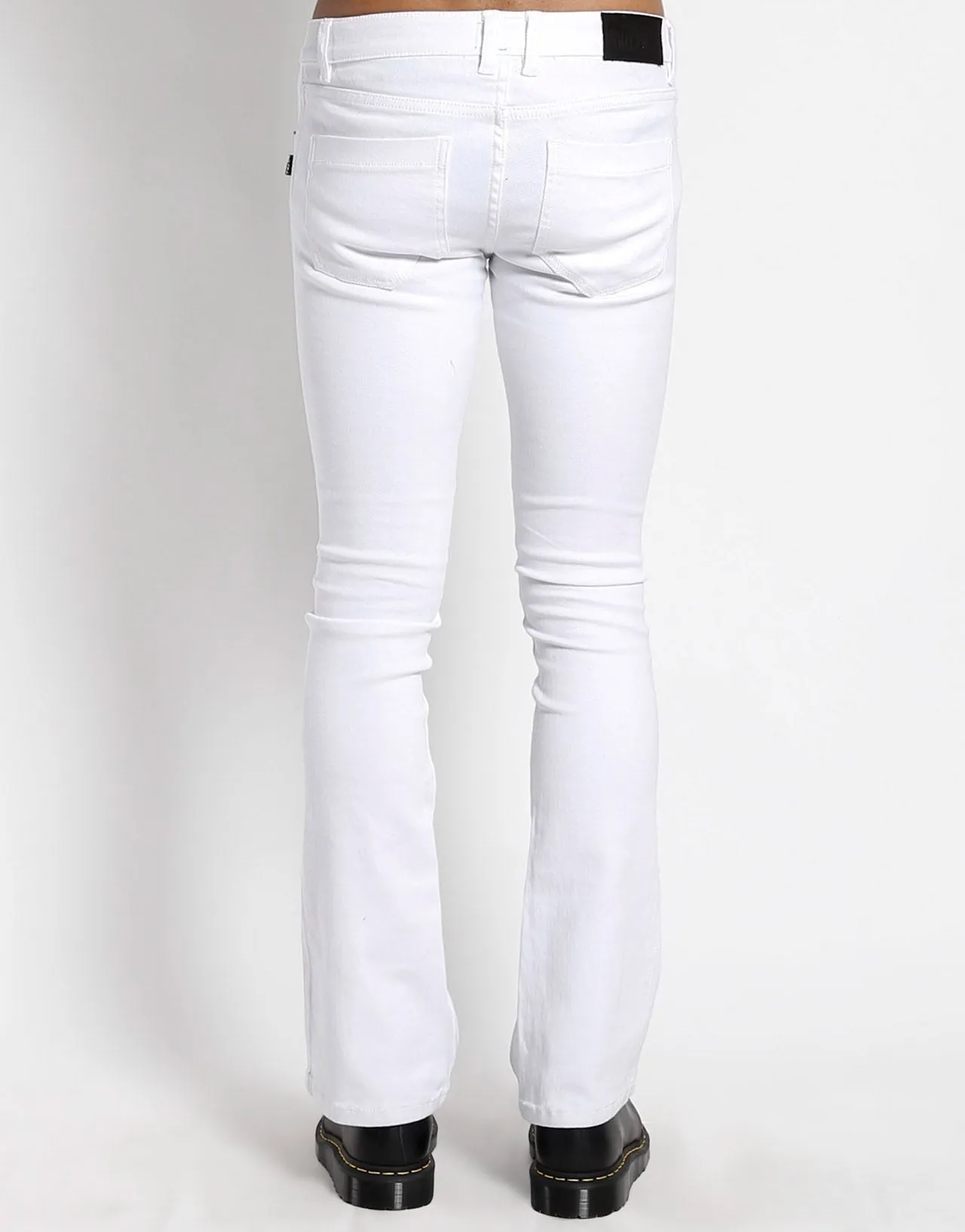 TRASH & VAUDEVILLE WHITE BOOTCUT JEAN Dynamic Fit