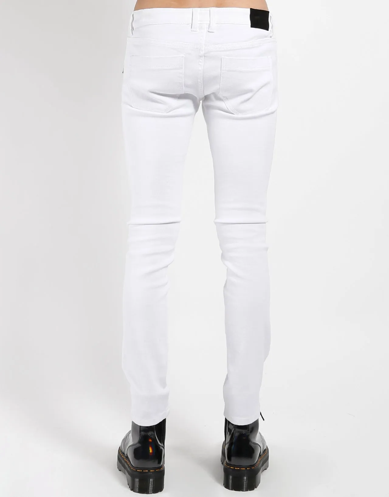 Casual Essentials Street Inspired TRASH & VAUDEVILLE WHITE SKINNY JEAN