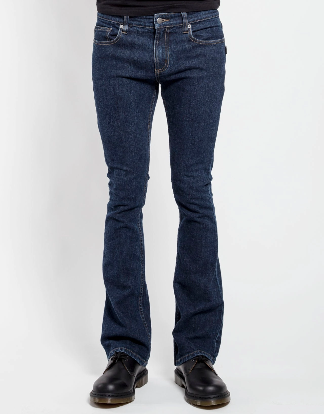 Simple clothing Distressed Detailing TRASH & VAUDEVILLE DENIM FLARE JEAN